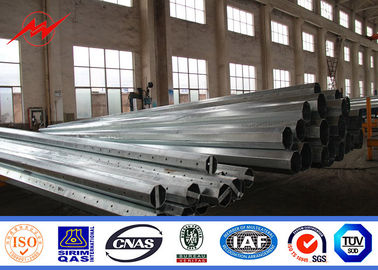 Çin Bitumen 220kv steel pipes Galvanized Steel Pole for overheadline project Tedarikçi