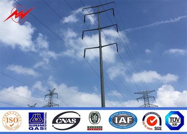 Çin 33kv transmission line electrical power pole steel pole tower Tedarikçi