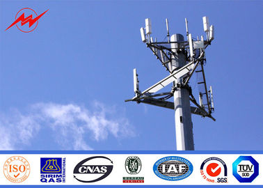 Çin Mobil İletim Telekomünikasyon için 132kv 30 Metre Mono Kutup Kulesi Tedarikçi