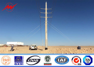 Çin Steel Galvanzied Electric Power Pole for 345KV Transmission Line Tedarikçi