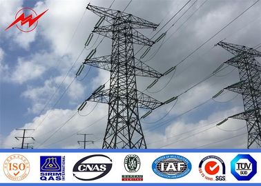 Çin Galvanization Single Circuit Steel Electrical Power Pole For Transmission Tedarikçi