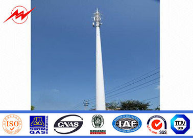Çin 50m Conical 138kv Power Transmission Tower / Power Transmission Pole Tedarikçi