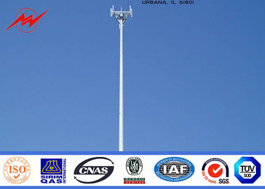 Çin Steel 95 ft Mono Pole Tower Mobile Cell Phone Tower Tapered Flanged Steel Poles Tedarikçi