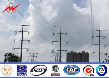 Çin Medium Voltage Electrical Power Pole , Customized Transmission Line Poles Tedarikçi