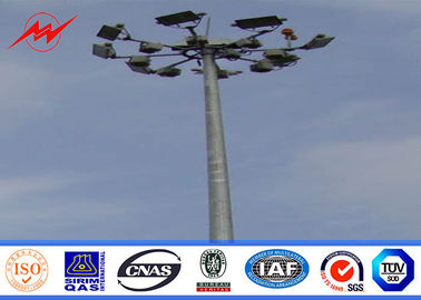 Çin Airport 30M HDG High Mast Pole with double lantern panel for 100 square meters stadium lighting Tedarikçi