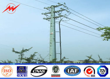 Çin Round 30FT 69kv Steel utility Pole for Power Distribution Transmission Line Tedarikçi
