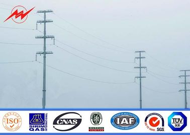 Çin 12sides 25ft 69kv Steel Utility Pole for Power Distribution structures with climbing rung Tedarikçi