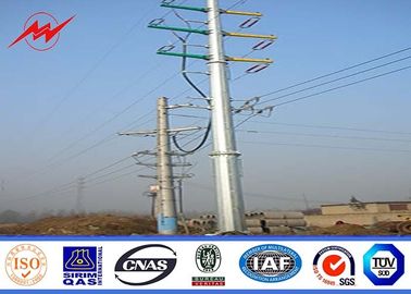 Çin 16M 10KN 4mm wall thickness Steel Utility Pole for 132kv distribition transmission power Tedarikçi