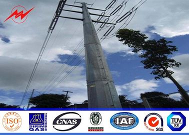 Çin 18M 12.5KN 4mm thickness Steel Utility Pole for overhead transmission line with substational character Tedarikçi