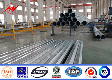 Çin 11.8m 500DAN ASTM A123 Galvanized Steel Pole , Commercial Light Poles Tedarikçi