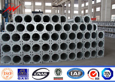 Çin Q235 Steel Conical Transmission Steel Tubular Poles With ASTM A123 Galvanization Tedarikçi