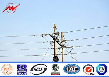 Çin Electrical Transmission Towers 13m 2500dan Octagonal Single Circuit Electrical Utility Poles Tedarikçi