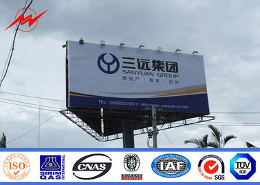 Çin 10mm Commercial Digital Steel structure Outdoor Billboard Advertising P16 With LED Screen Tedarikçi