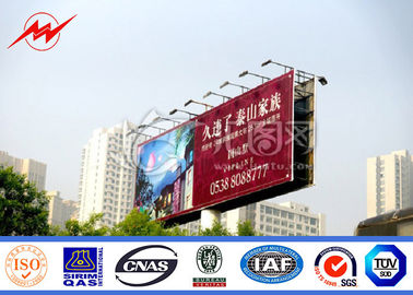 Çin Multi Color Roadside Outdoor Billboard Advertising , Steel Structure Billboard Tedarikçi