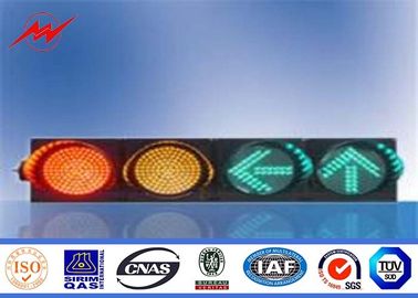 Çin Windproof High Way 4m Steel Traffic Light Signals With Post Controller Tedarikçi