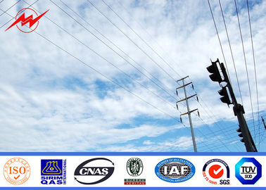 Çin Galvanized Transmission Line Poles Electrical Power Pole 800 Dan Tedarikçi