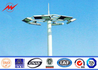 Çin Octagonal Stadium Football High Mast Tower Light Pole Custom 30M For Seaport Tedarikçi