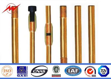 Çin Underground Copper Clad Steel Ground Rod Cover Clamps Lighting Protection Tedarikçi