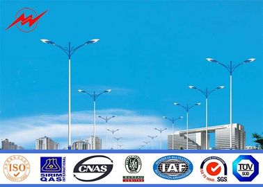 Çin 10m 3mm Wall Thickness Commercial Parking Light Poles For Street Lighting Tedarikçi