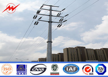 Çin Electrical Power Galvanized Steel Pole for Asian Transmission Project Tedarikçi