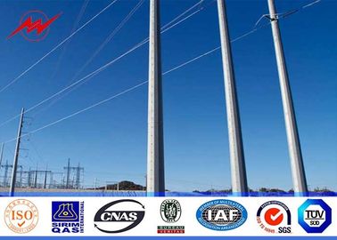 Çin Class Two 40FT Height Steel Electrical Power Pole 5mm Thickness For 69KV Transmission Distribution Application Tedarikçi