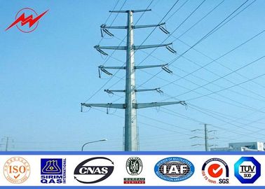 Çin 33kv 10m Transmission Line Electrical Power Pole For Steel Pole Tower Tedarikçi