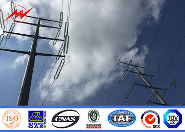 Çin 110kv 20m Galvanised Steel Poles Electric Transmission Power 15 Years Waranty Tedarikçi