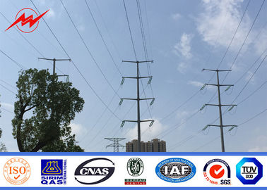 Çin High Mast Steel Utility Pole Electric Power Poles 50000m Aluminum Conductor Tedarikçi