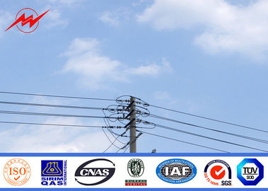 Çin 40FT Electrical Power Pole For Power Transmission Line Exported To Philippines Tedarikçi