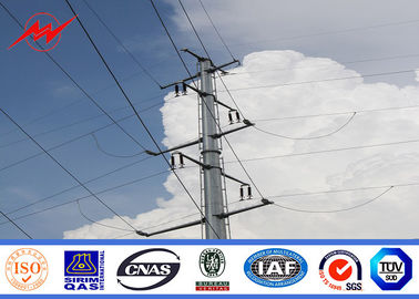 Çin Rural Antenna Telecommunication Application Steel Electrical Utility Poles 9m Tedarikçi
