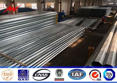 Çin Round Section Transmission Galvanised Steel Poles 15m 24KN With ISO Approved Tedarikçi