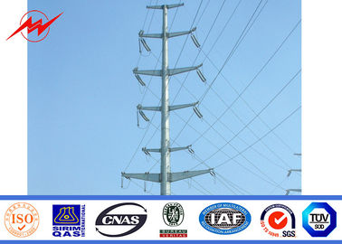 Çin Galvanization Electrical Power Pole 69 kv Transmission Line Poles ASTM A123 Standard Tedarikçi