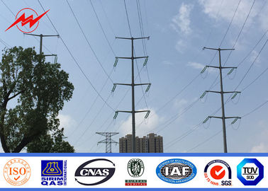 Çin Powder Coating Electrical Steel Transmission Line Poles 355 Mpa Yield Strength Tedarikçi