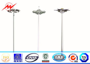 Çin Q345 Steel HDG 40M 60 Lamps High Mast Tower Steel Square Light Poles 15 Years Warranty Tedarikçi