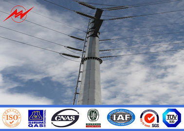 Çin 15m Electrical Galvanized Steel Pole For Power Transmission Line Project Tedarikçi