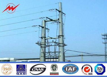 Çin 35M 30M Galvanized Electrical Transmission Line Poles Powder Coating For 169 kv Cables Tedarikçi