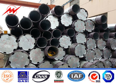 Çin 69KV Polygonal Steel Tubular Pole Hot Dipped Galvanized ASTM A572 Gr65 Material Tedarikçi