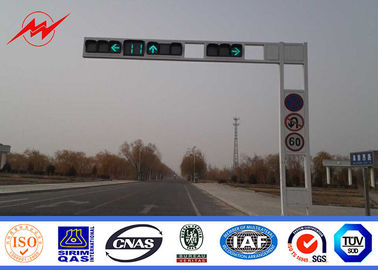 Çin Octagonal Tapered 6m Highway Light Pole For Road Traffic Light 15 Years Warranty Tedarikçi