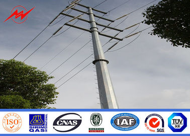 Çin 15m 1200Dan Electrical Galvanized Steel Pole For Outside Distribution Line Tedarikçi