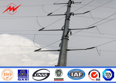 Çin 12m 5KN Utility tensile / straight Electrical Power Poles For Power Distribution Line Tedarikçi