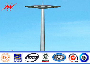 Çin Custom 40m Polygonal Stadium Football High Mast Lighting Pole For Football Stadium with 60 Lights Tedarikçi