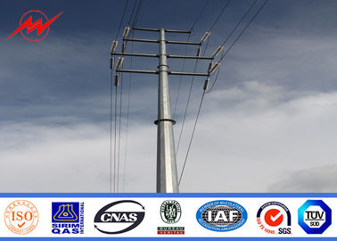 Çin 70FT 1200kg Power Transmission Poles For Outside Electrical Transmission Line Tedarikçi