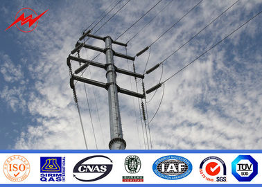 Çin 220kv High Strength Steel Power Pole For Electrical Distribution Line Project Tedarikçi