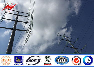 Çin Elektrik Galvanizli Çelik Güç İletim Direkleri 16m ISO 9001 Tedarikçi