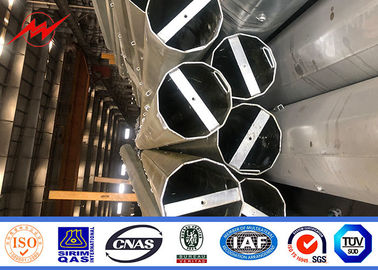 Çin 10kV - 550kv Sıcak Daldırma Galvanizli Çelik Kutup, Dağıtım Hattı İçin Elektrik Direği Tedarikçi