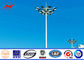 Antikorozif 30m Futbol Stadyumu Yüksek Direk Aydınlatma Kulesi, Kaldırma Sistemi Tedarikçi