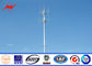 Professional 500Dan Conical Mobile Electrical Transmission Tower Monopole 11kv Tedarikçi