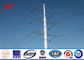 Conical type electric power pole 2.75mm thickness steel plate three sections Tedarikçi