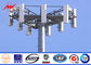 Shockproof 40 Feet Electrical Mono Pole Tower , Mobile Telephone Masts Tedarikçi