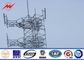 Steel Telecom Cellular Antenna Mono Pole Tower For Communication , ISO 9001 Tedarikçi